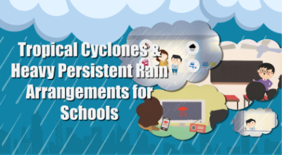 Tropical Cyclones and Heavy Persistent Rain Arrangements for Schools